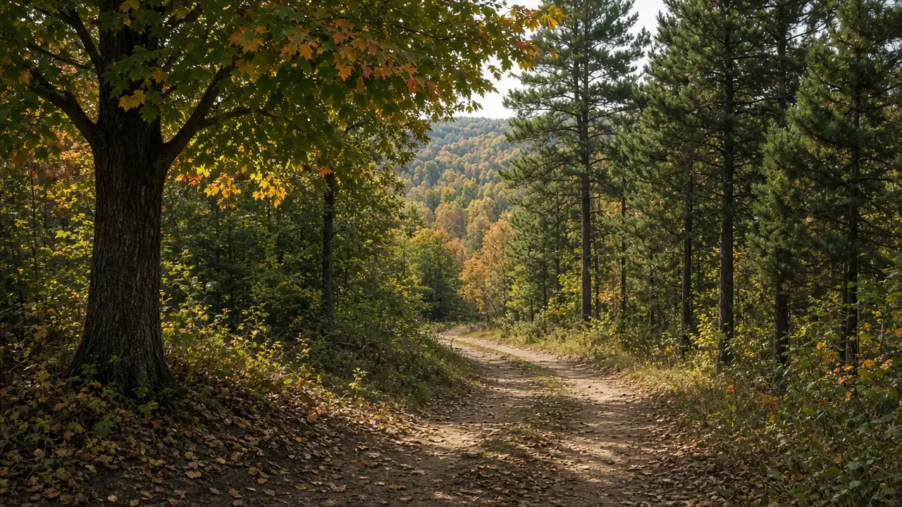 Oak Ridges Moraine trail in Claremont